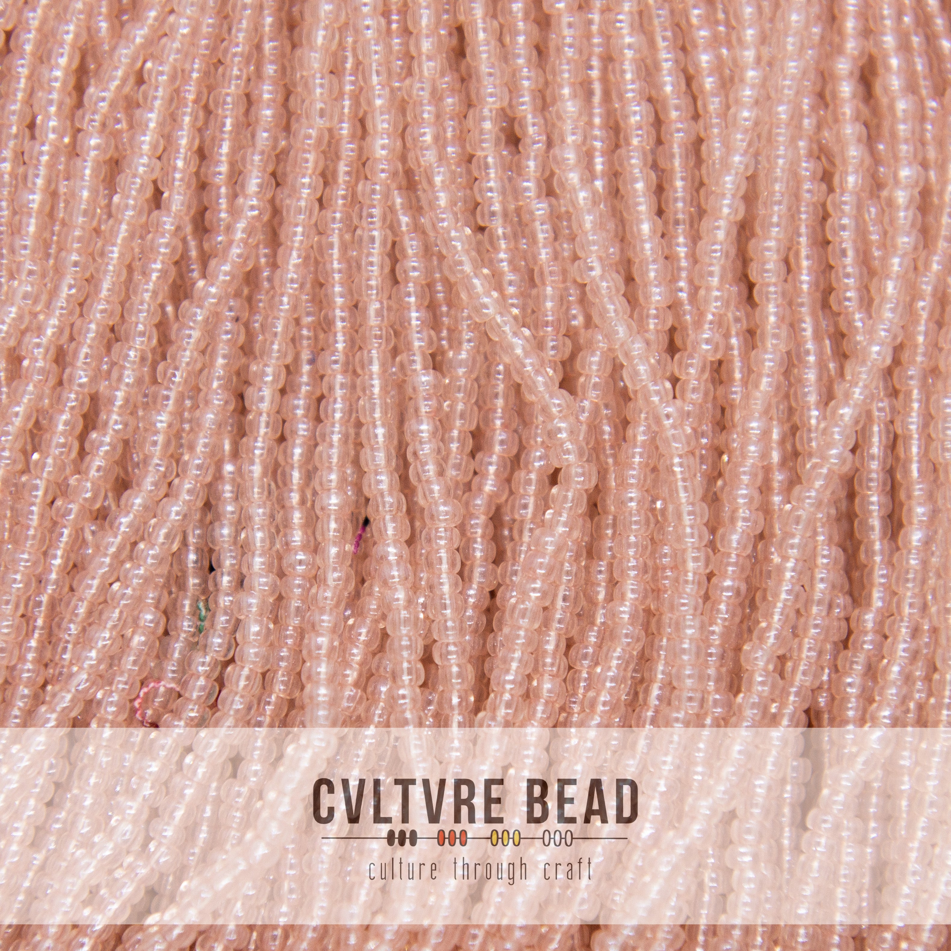 Czech Seed Bead 11/0 Lt. Rose Transparent Luster - 1 Hank